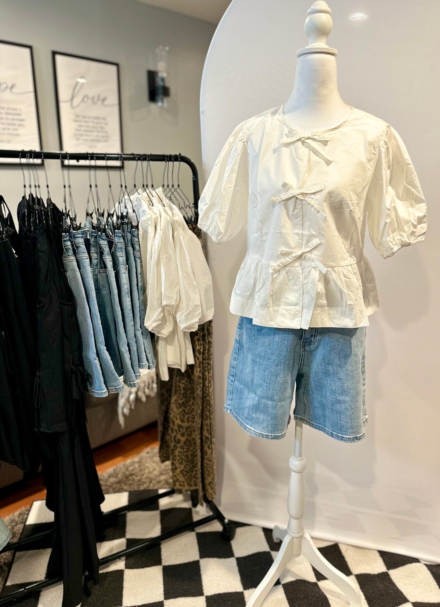 Vintage Chill Denim Mom Shorts