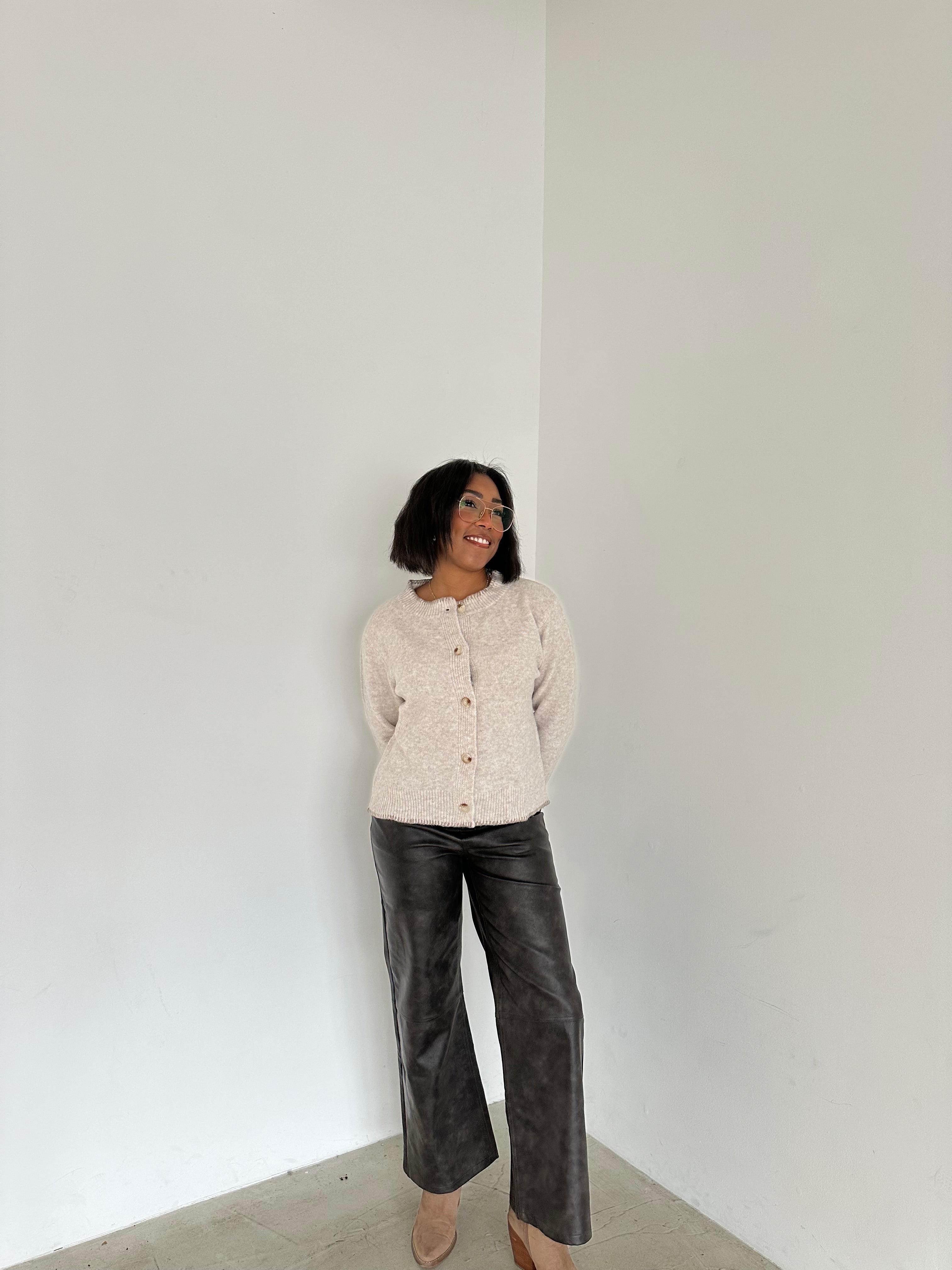 Chocolate Midnight Faux Leather Pant