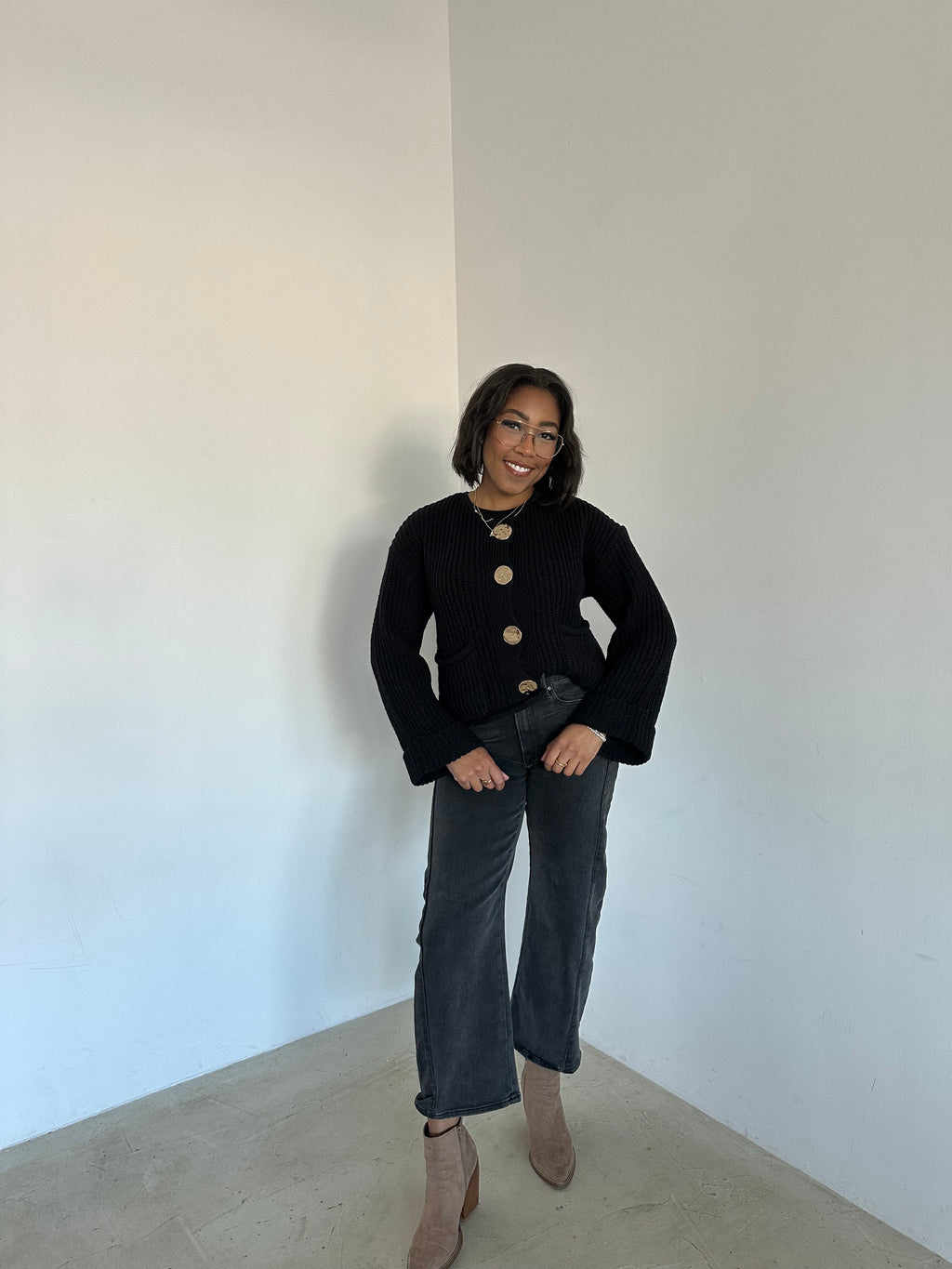 Smoky Ember Cardigan