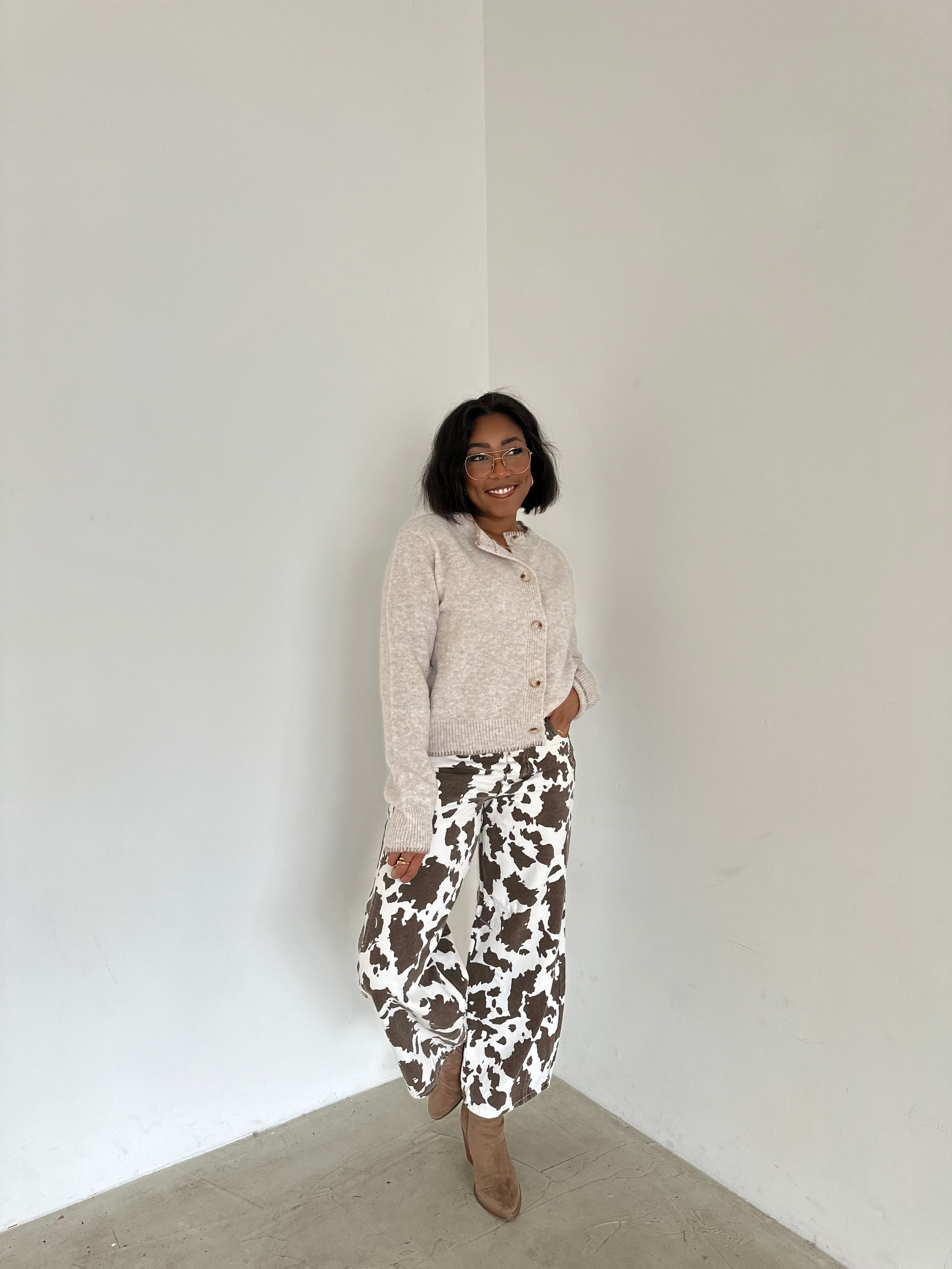 Moo-ve Over Leopard Pants