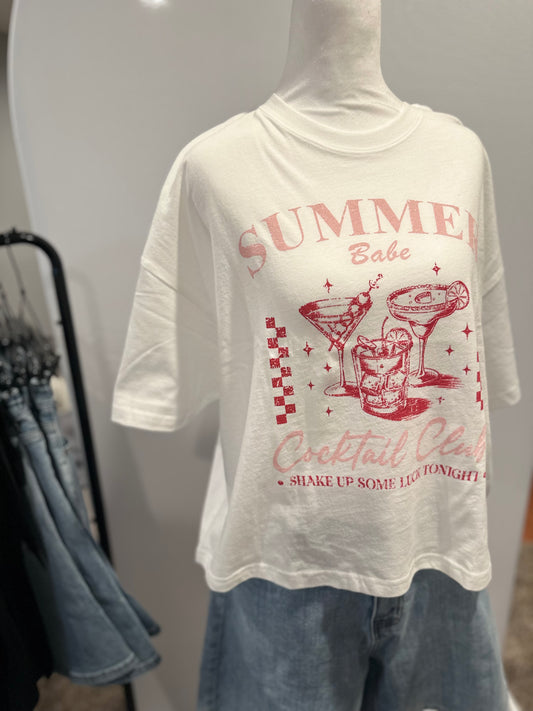 Summer Babe Cocktail Tee