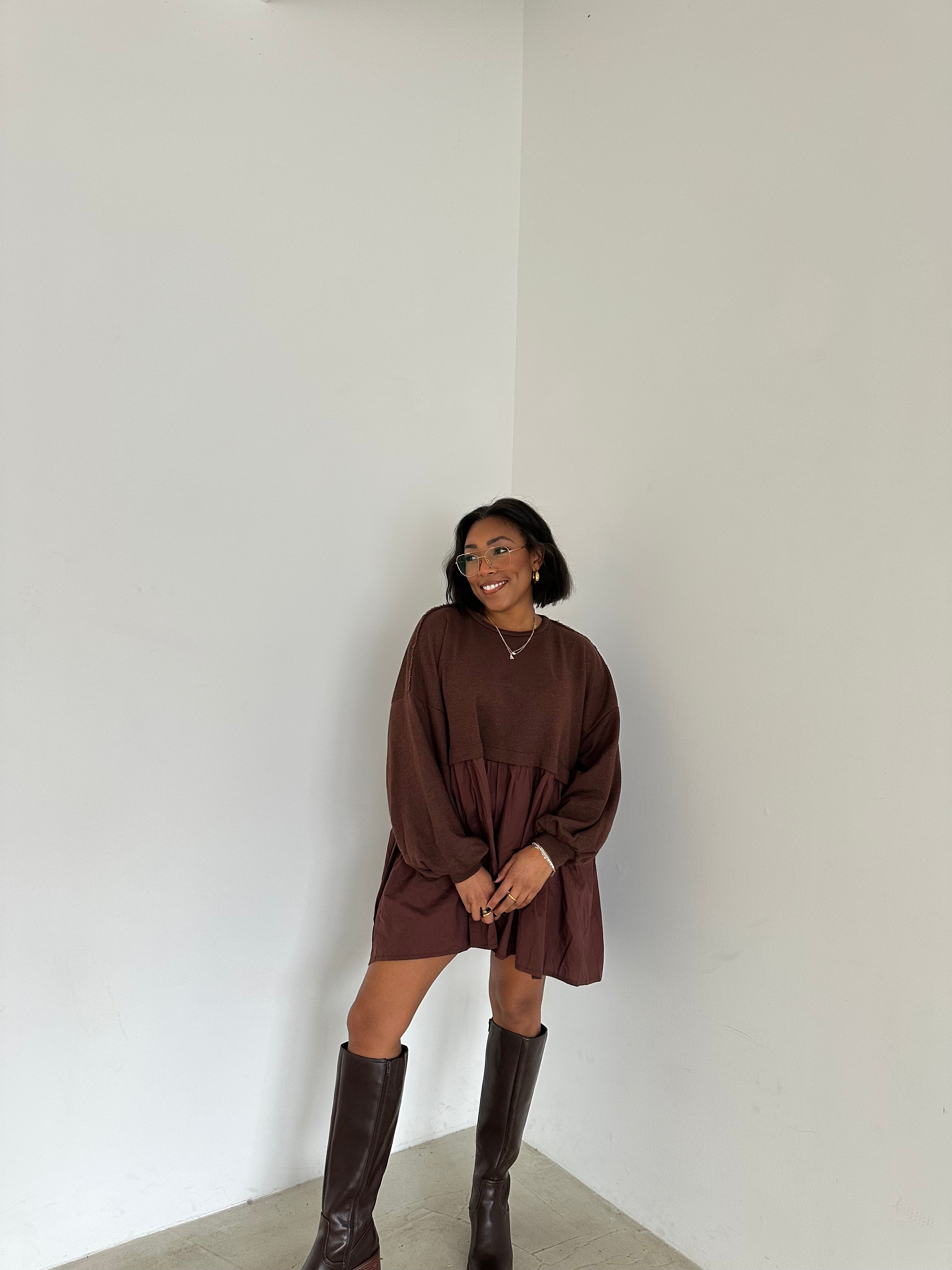 The Cocoa Flow Mini Dress
