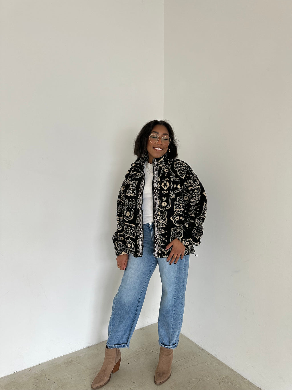 Velvet Frost Sherpa Jacket