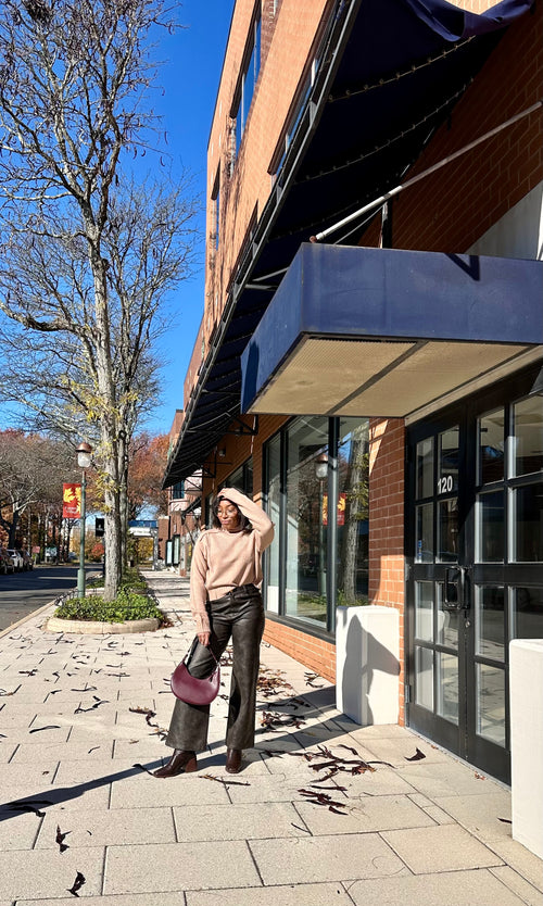 Chocolate Midnight Faux Leather Pant