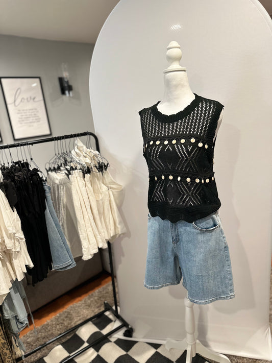 Boho Babe Coin Top