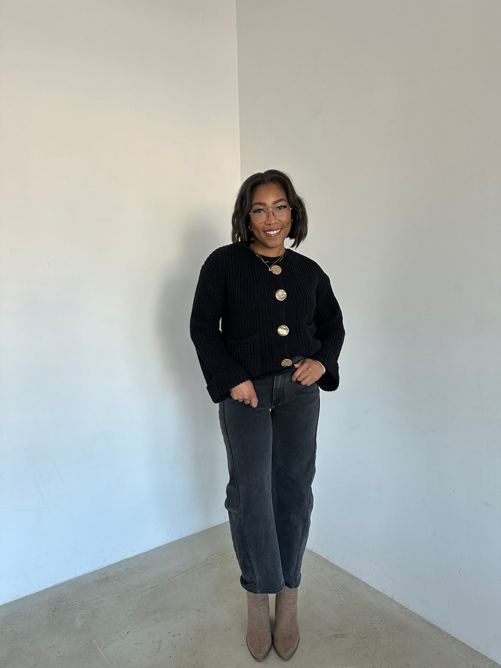 Smoky Ember Cardigan