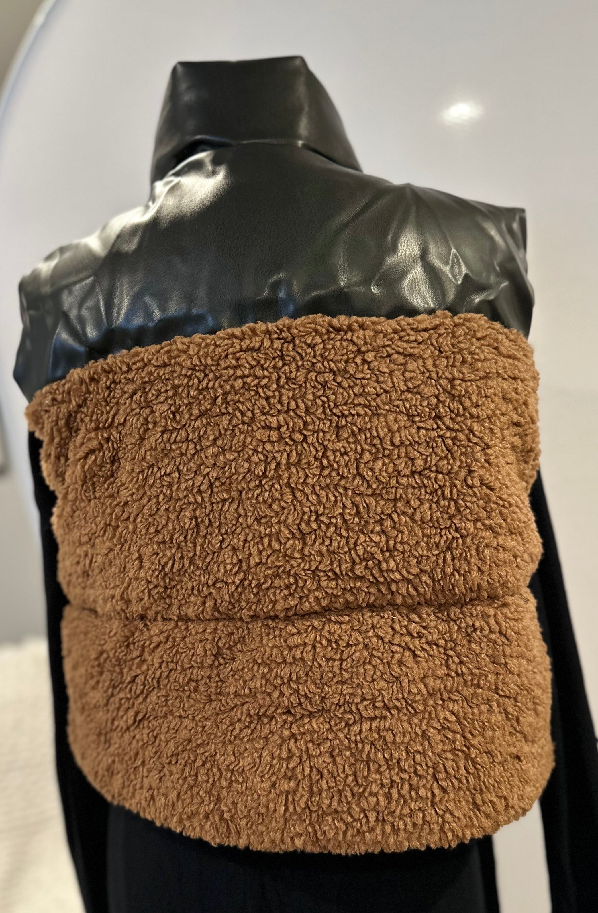 Lexi Mocha Sherpa Vest