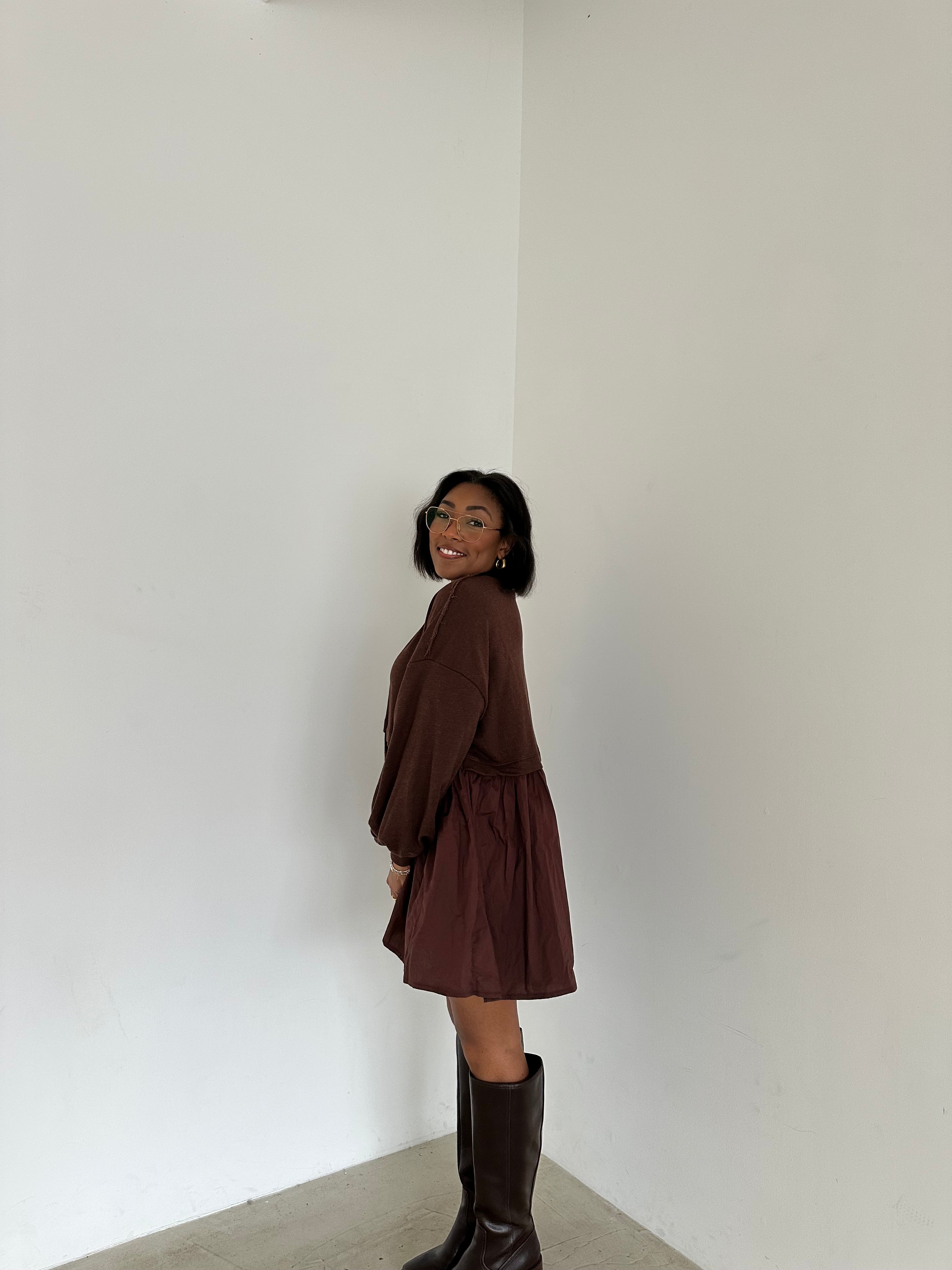 The Cocoa Flow Mini Dress