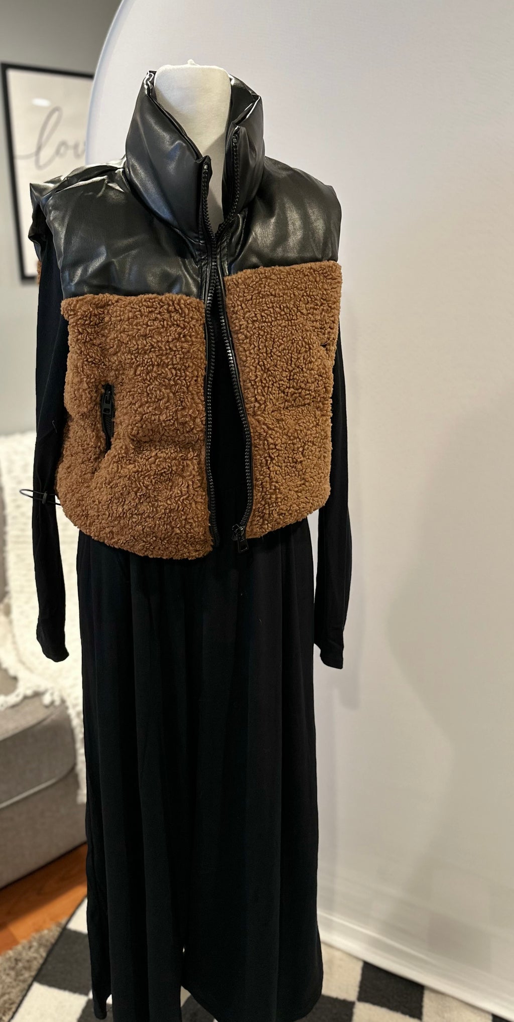 Lexi Mocha Sherpa Vest