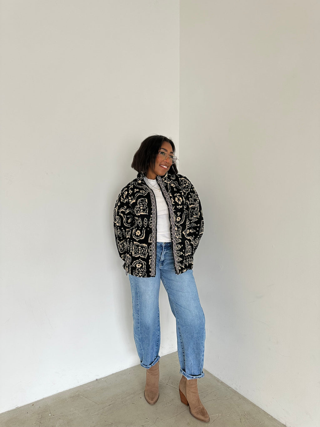 Velvet Frost Sherpa Jacket