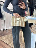 The Solstice Woven Clutch