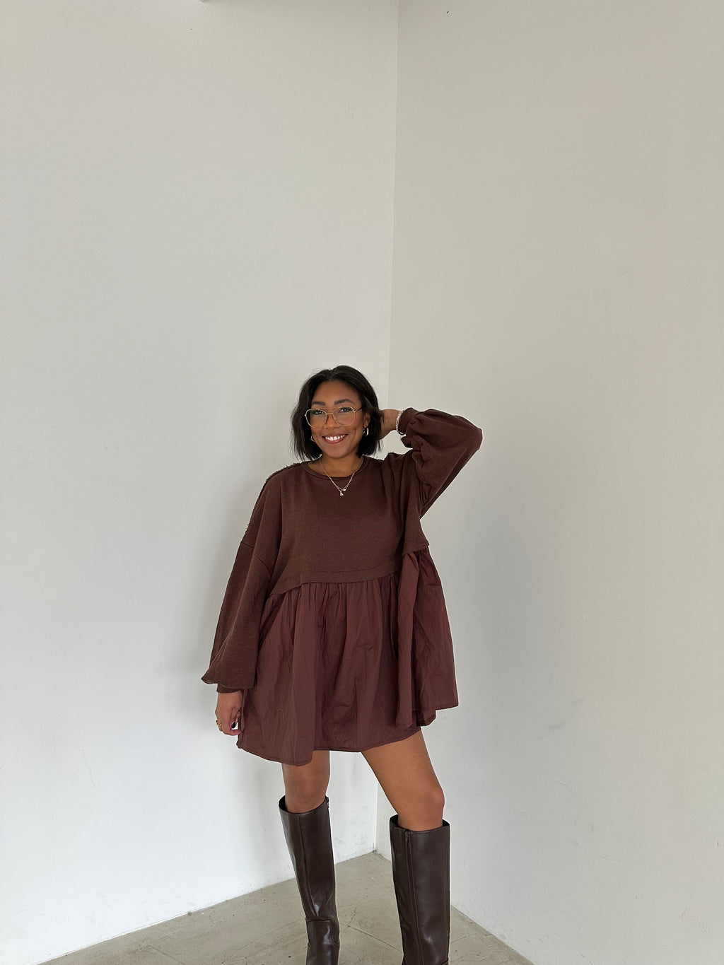 The Cocoa Flow Mini Dress
