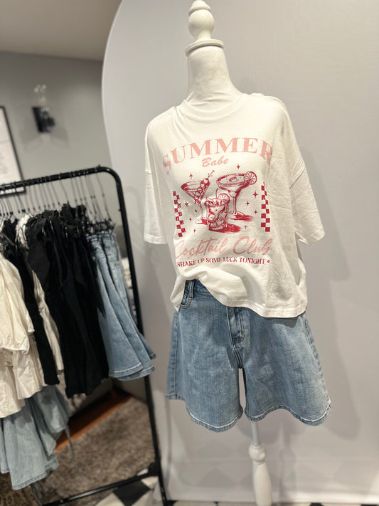 Summer Babe Cocktail Tee