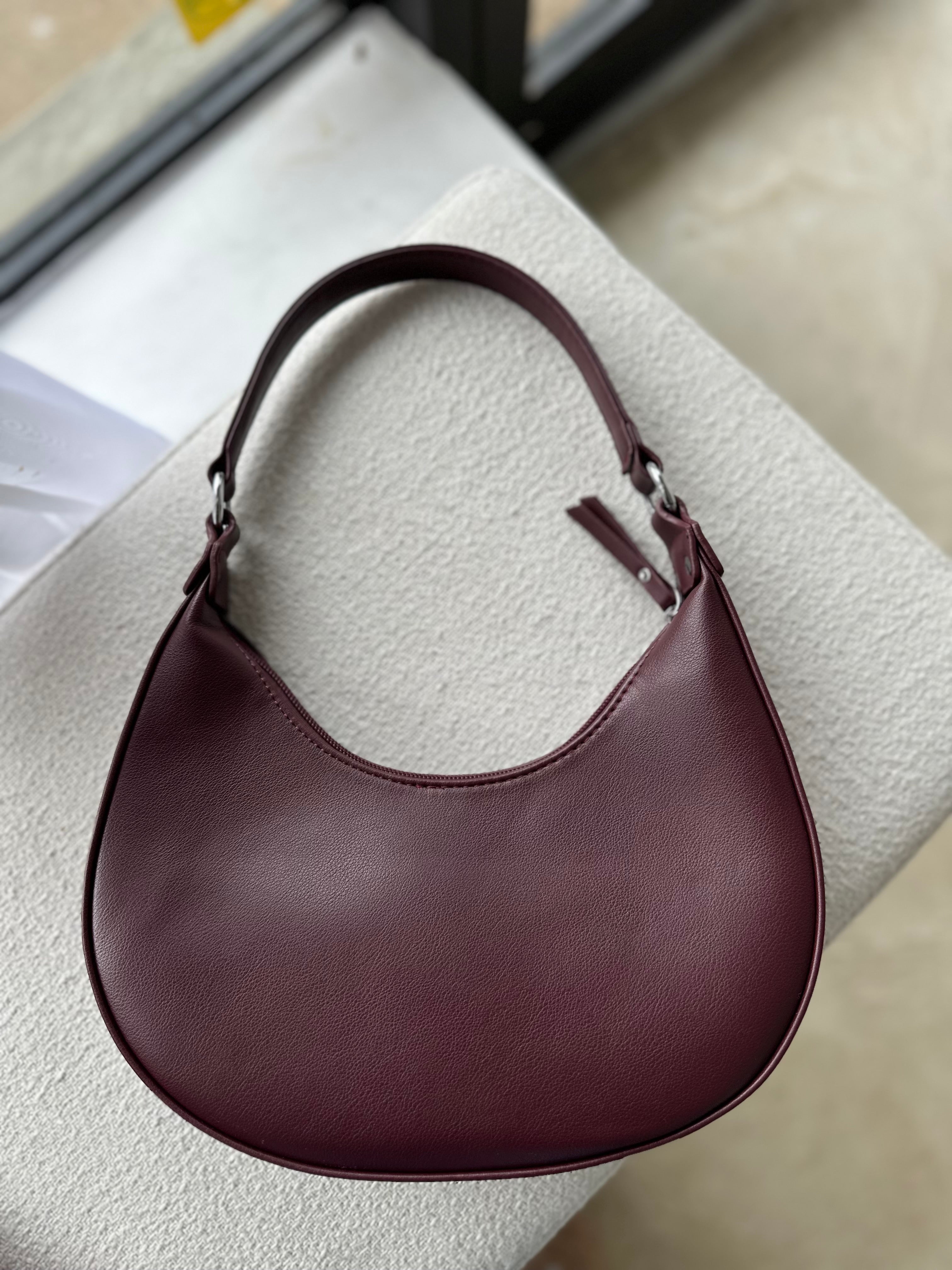 The Bordeaux Charm Shoulder Bag