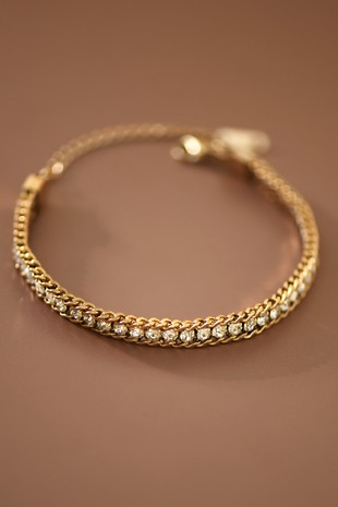 Radiant Chain Rhinestone Bracelet