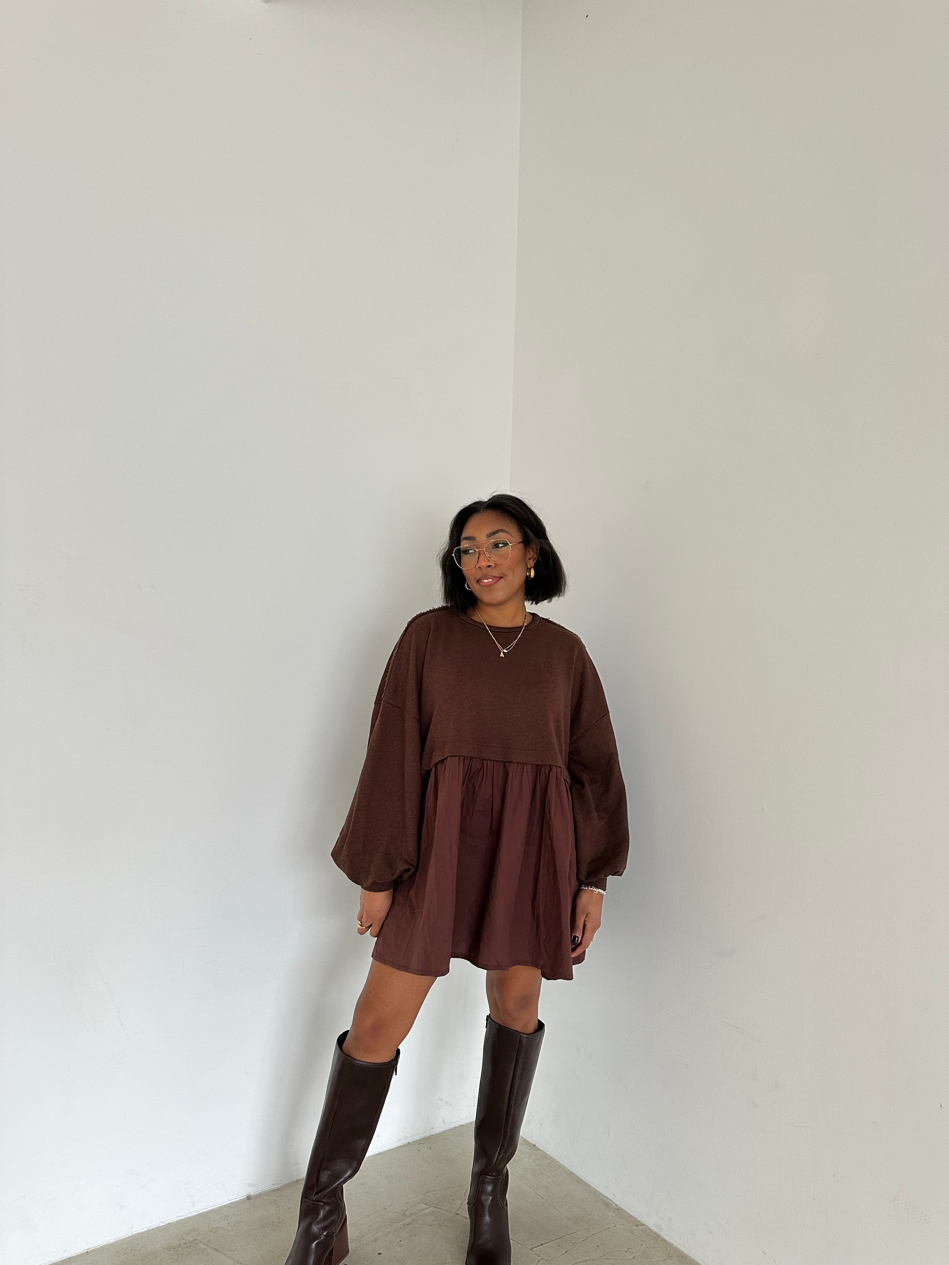 The Cocoa Flow Mini Dress