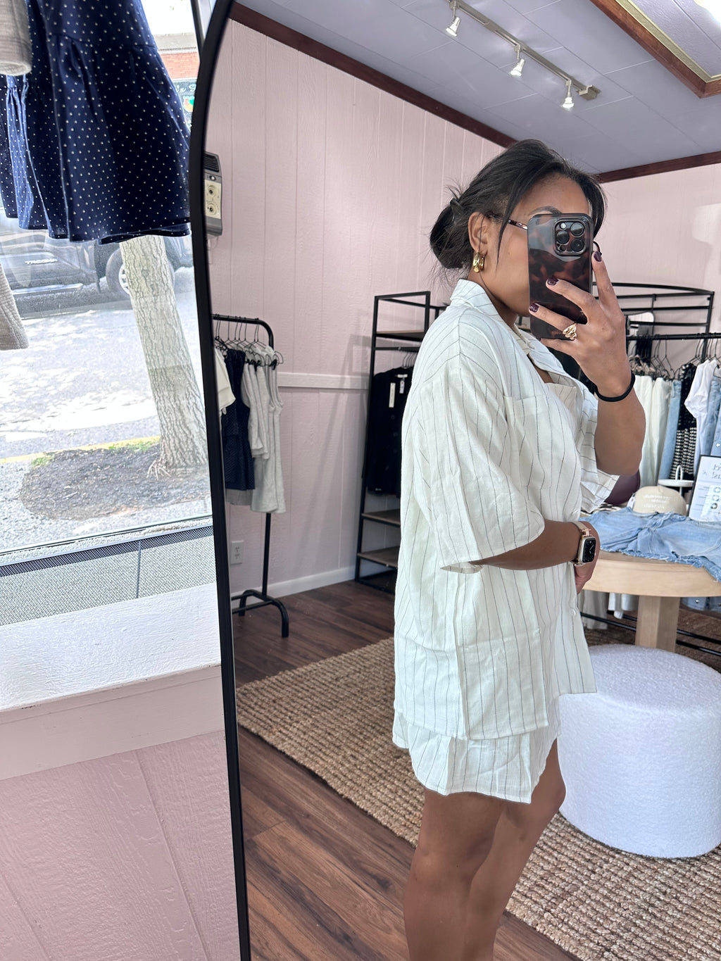 The Hampton Stripe Mini Dress