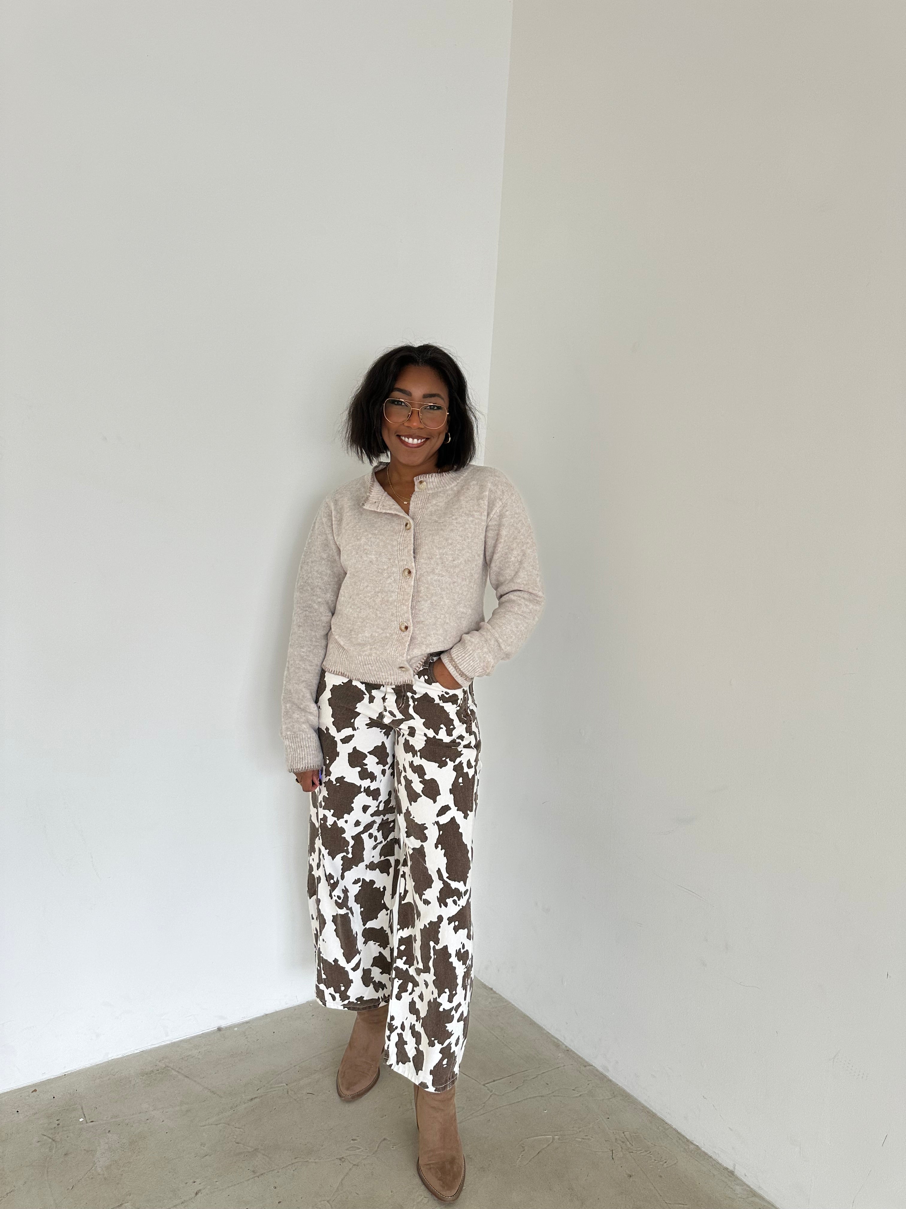 Moo-ve Over Leopard Pants