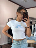 Happy Is the New Rich Cropped Tee