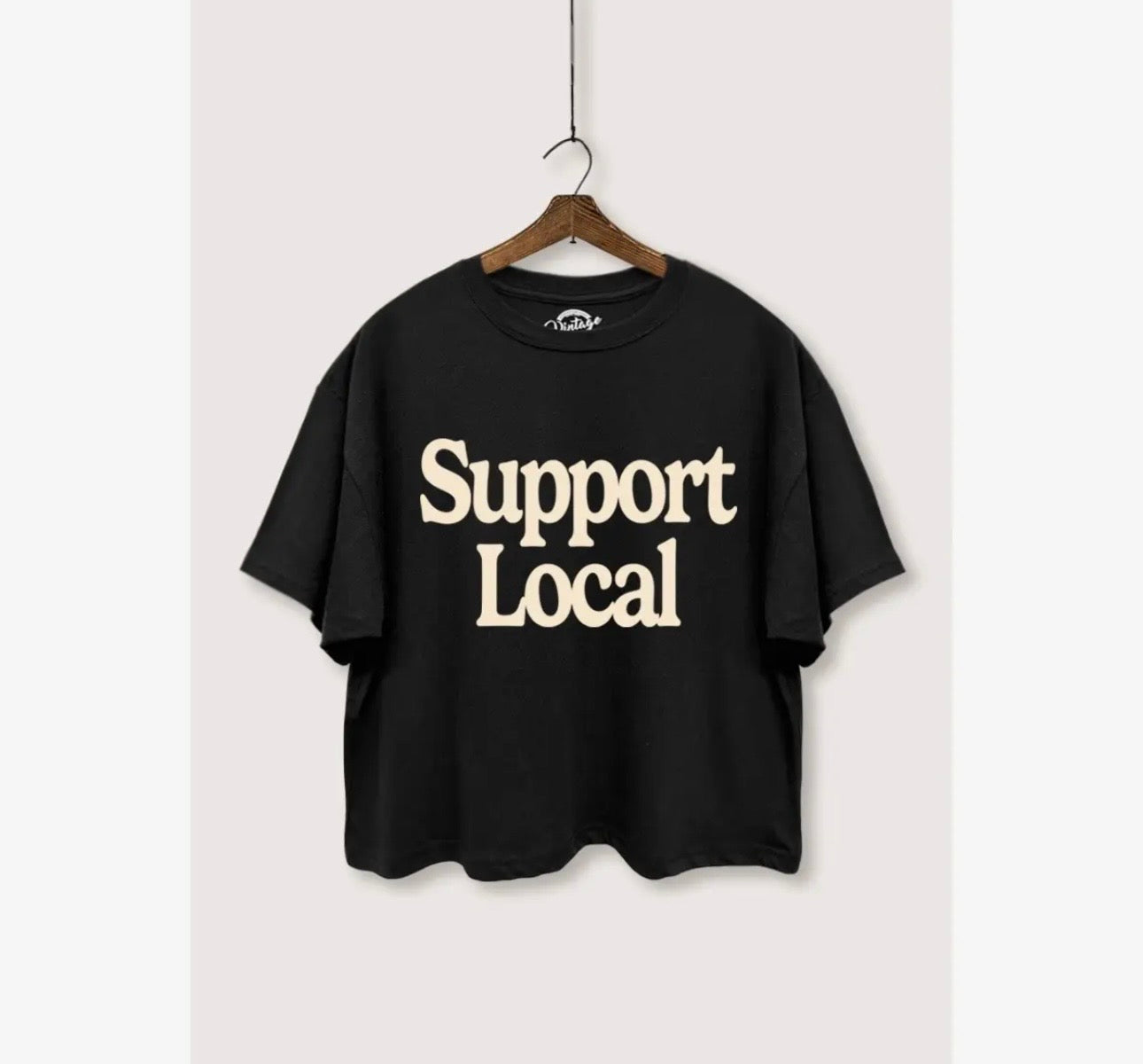 Support Local Graphic Tee - Black