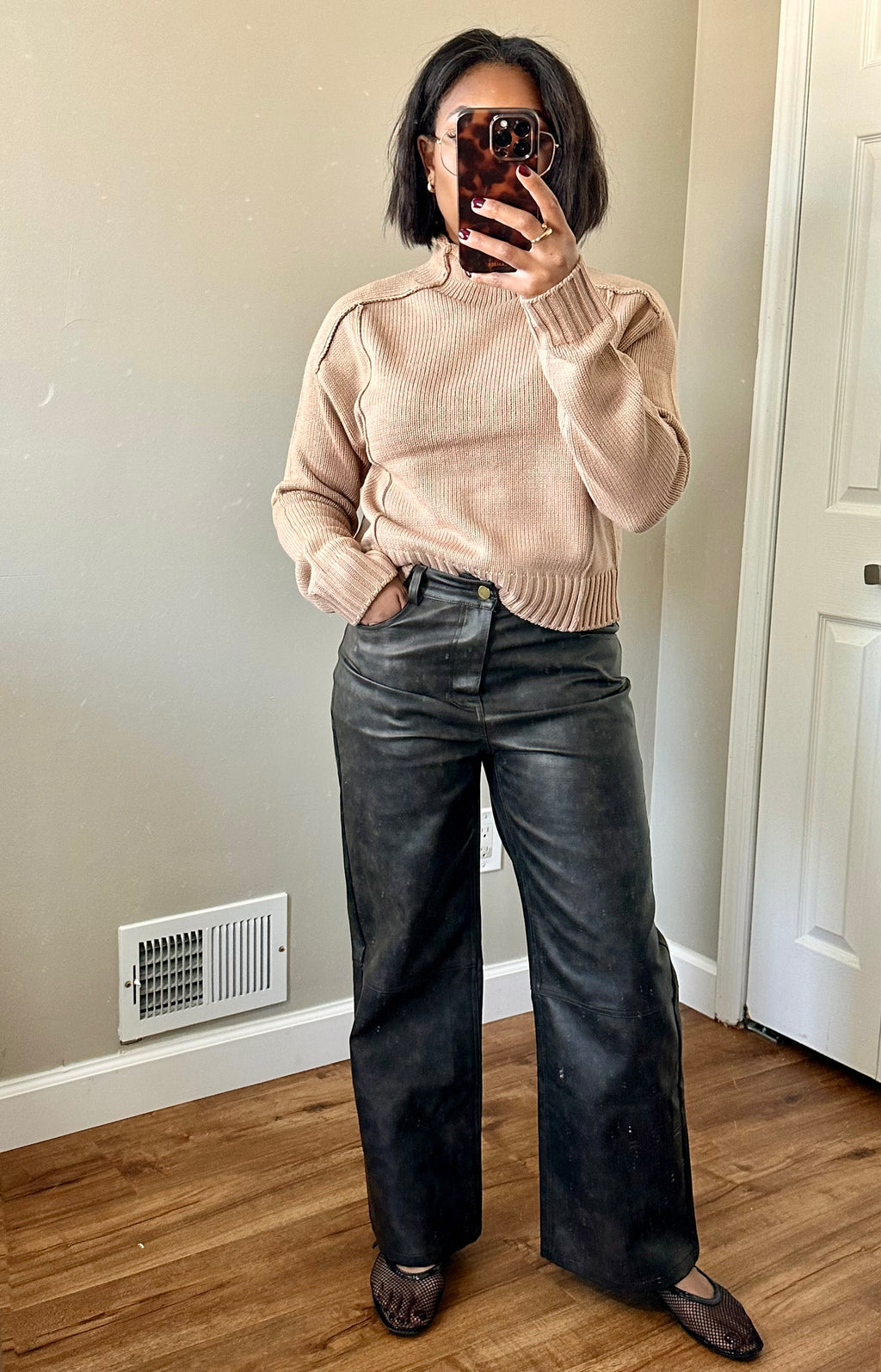 Chocolate Midnight Faux Leather Pant