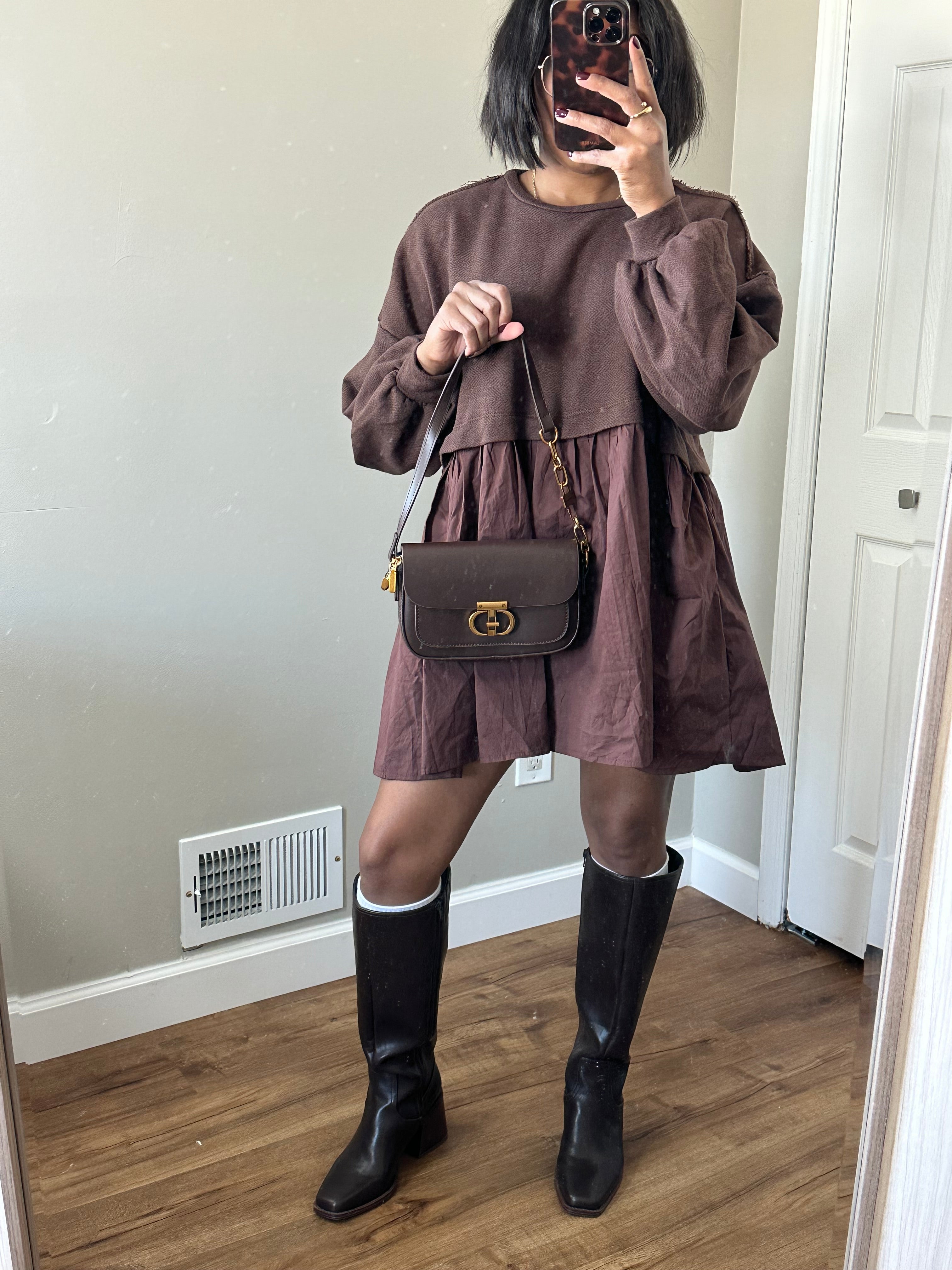 The Espresso Chain Shoulder Bag