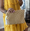 Cassie Crochet Clutch Tassel Bag