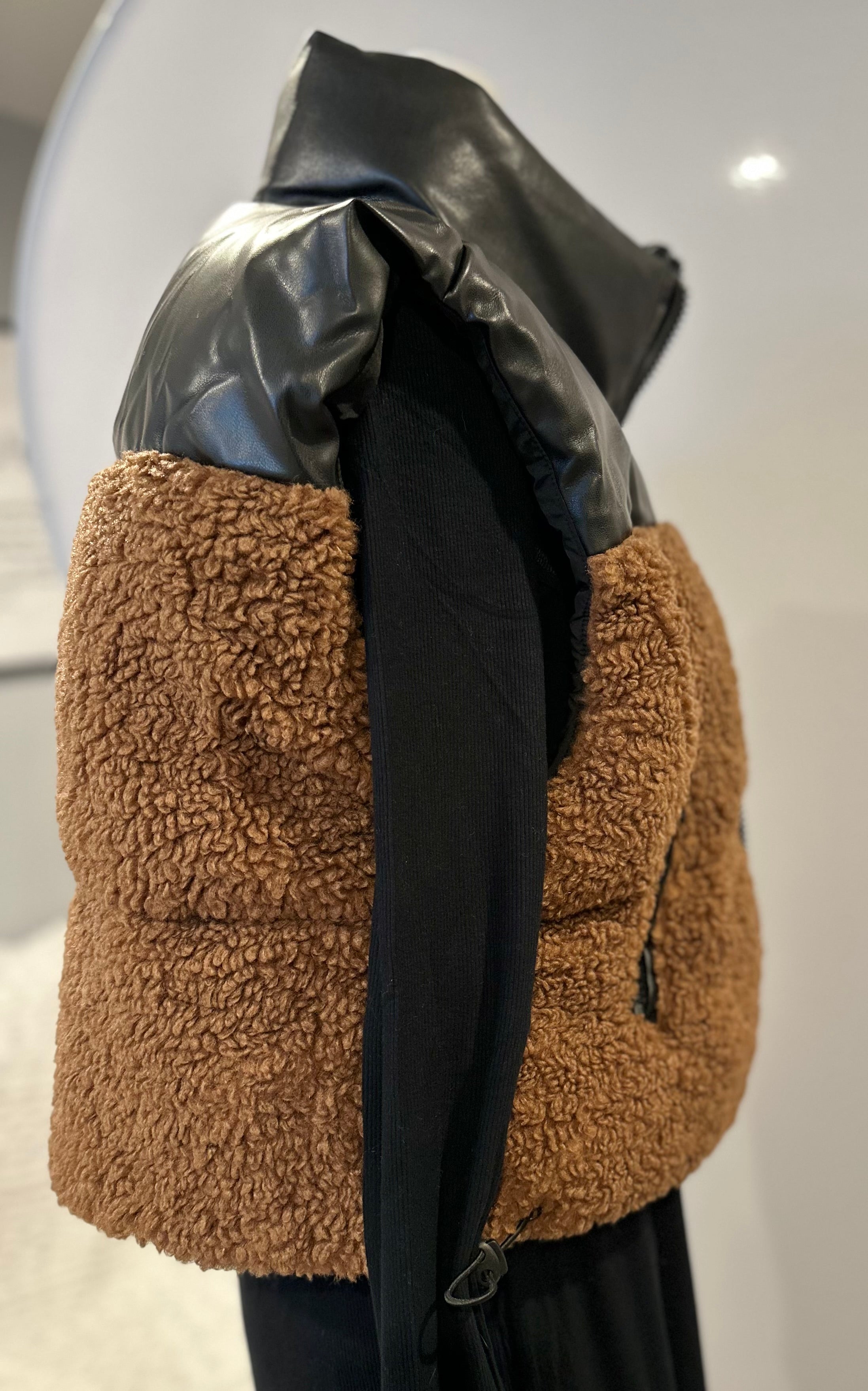 Lexi Mocha Sherpa Vest