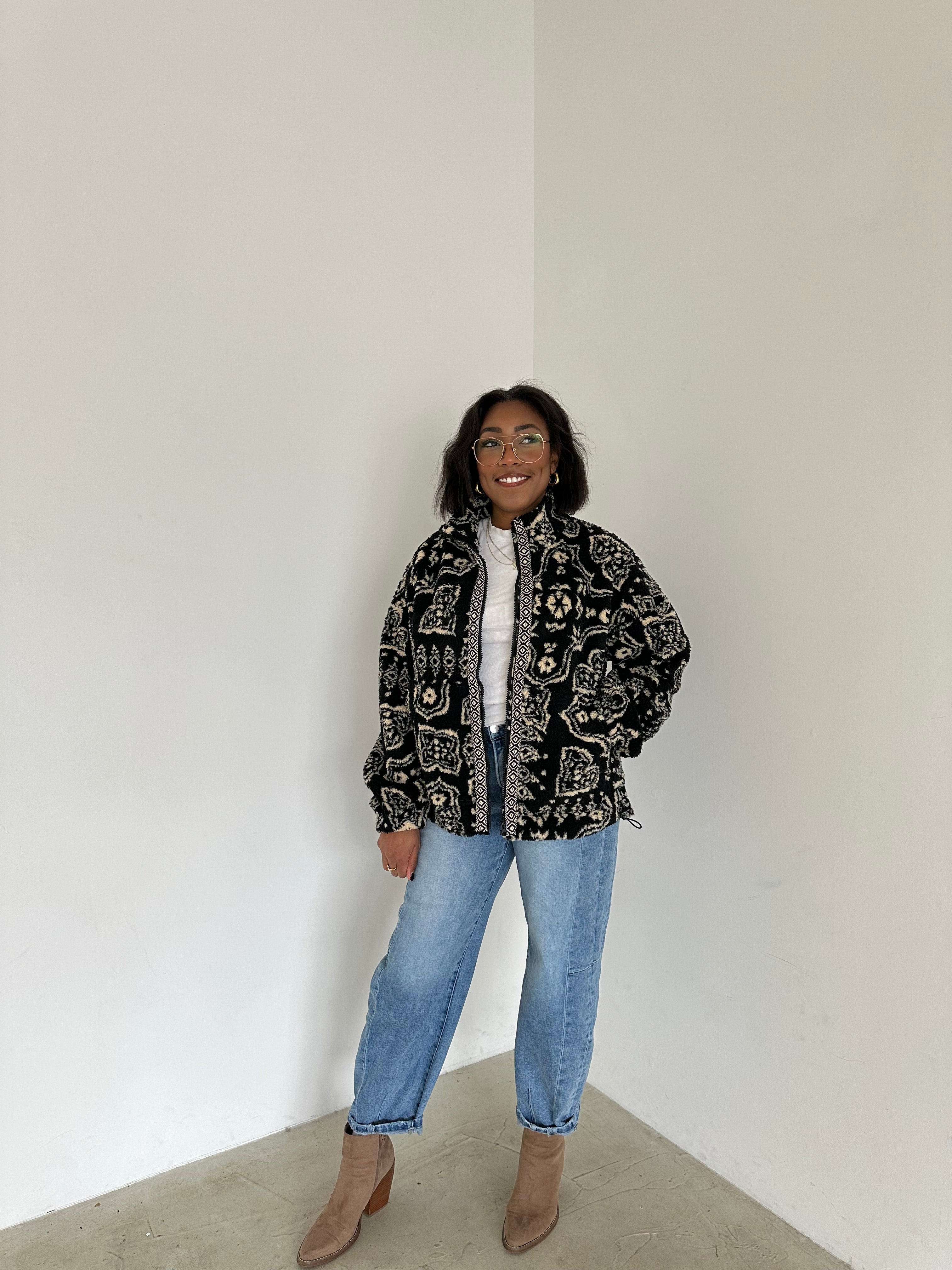 Velvet Frost Sherpa Jacket