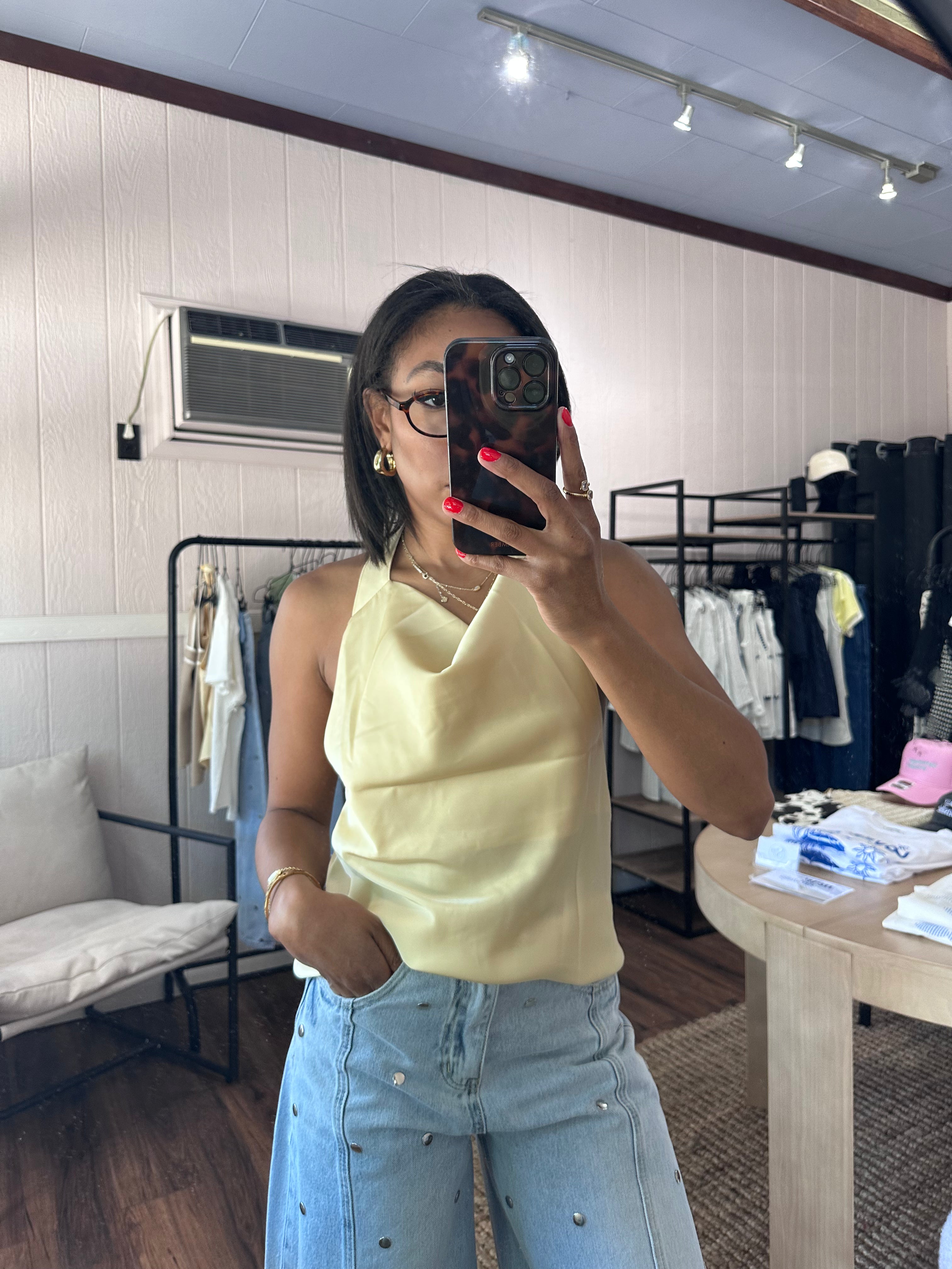 Amalfi Sunset Halter Top