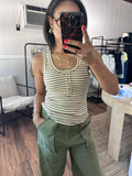 🤎 Driftwood Stripe Tank