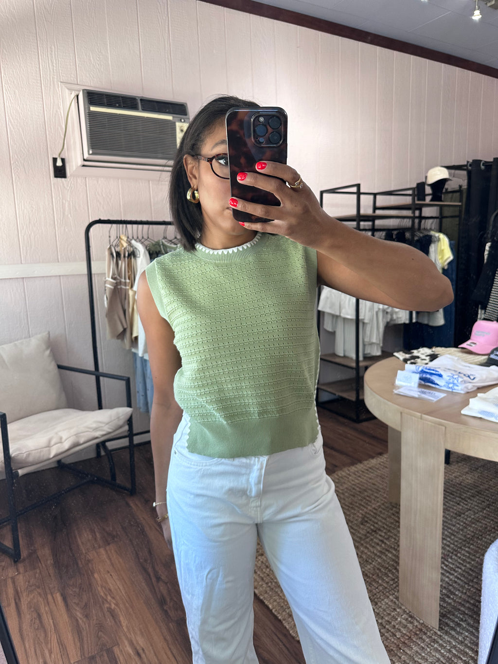 Olive Grove Knit Tank