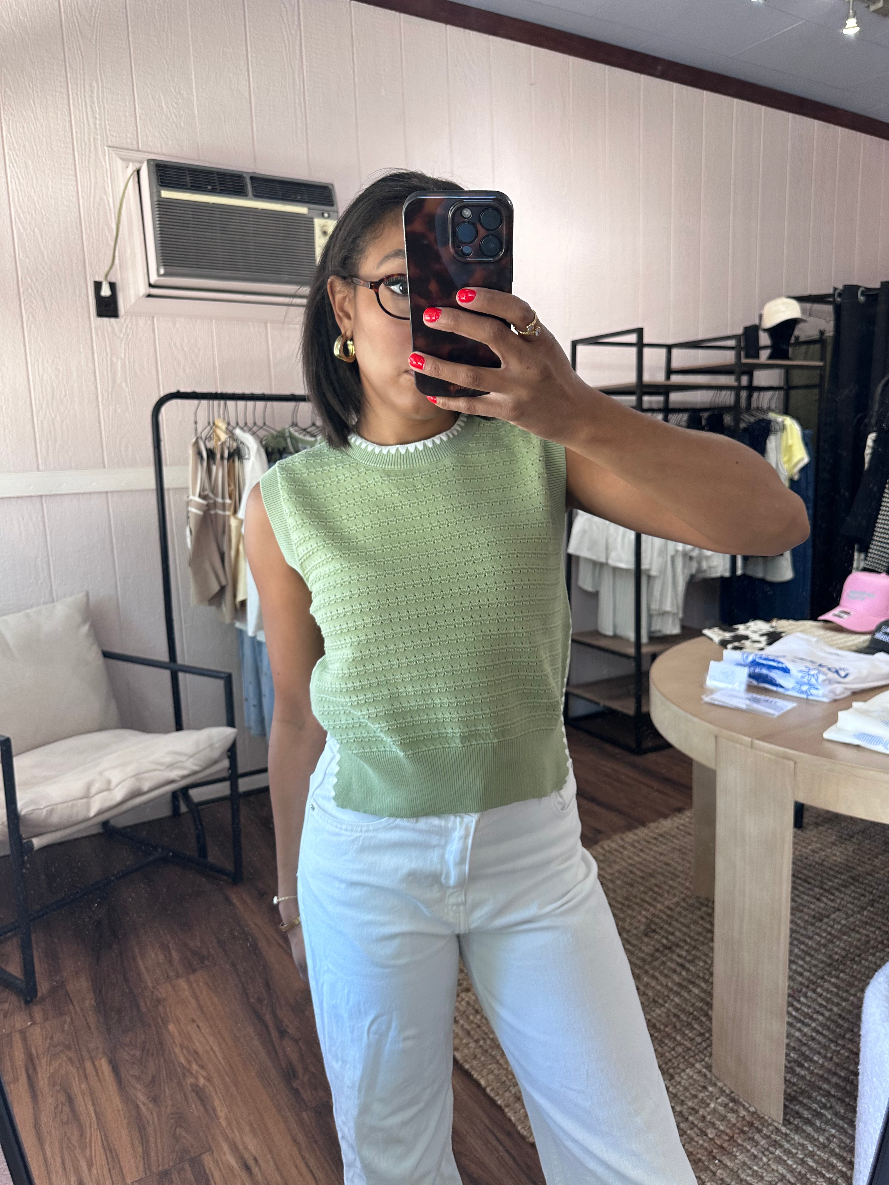 Olive Grove Knit Tank