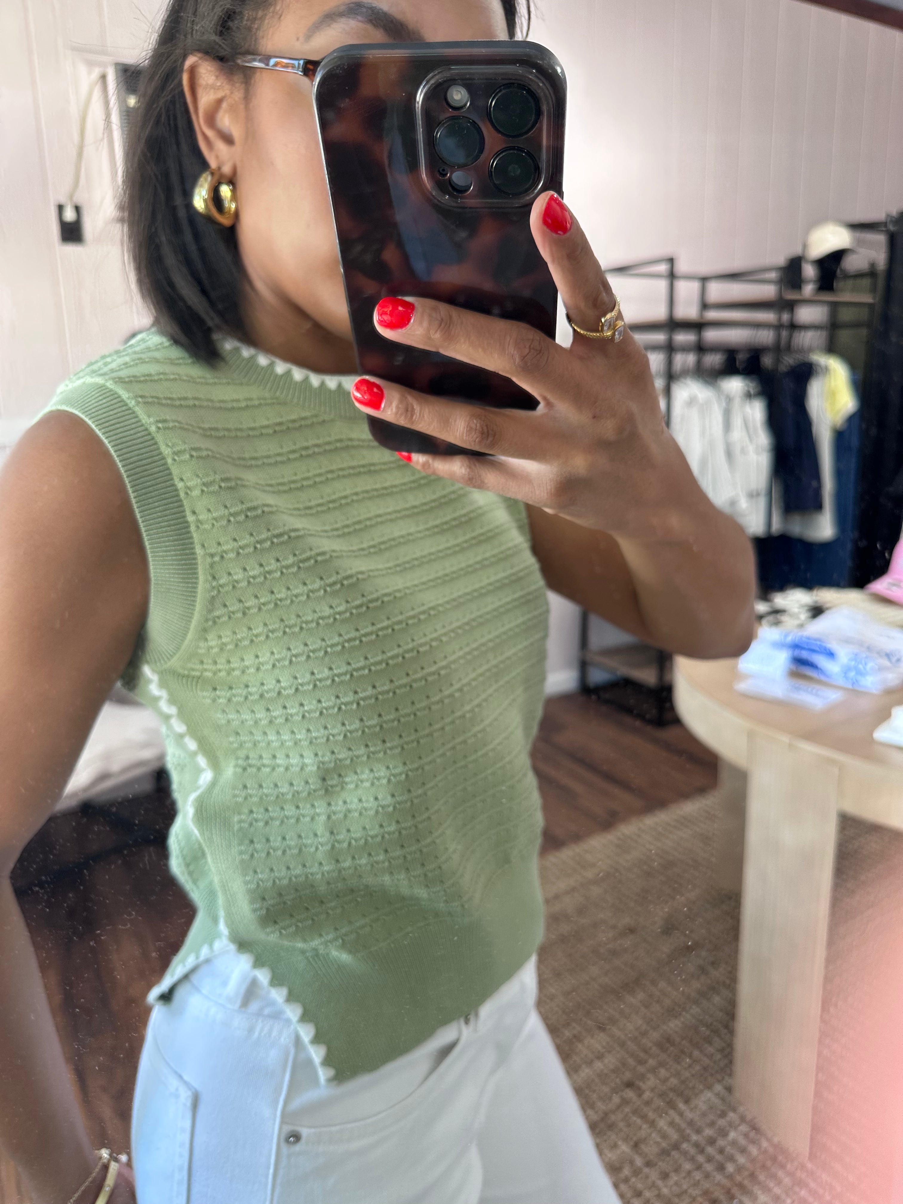 Olive Grove Knit Tank