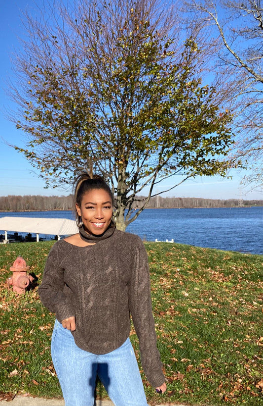 Autumn Breeze Cable Sweater