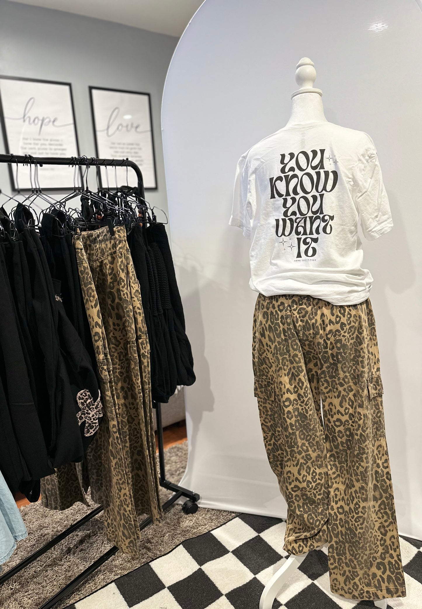 Bran Leopard Cargo Pants