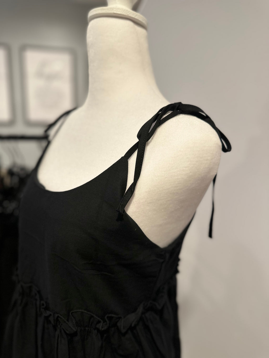 Summer Nights Tie up shoulder dress